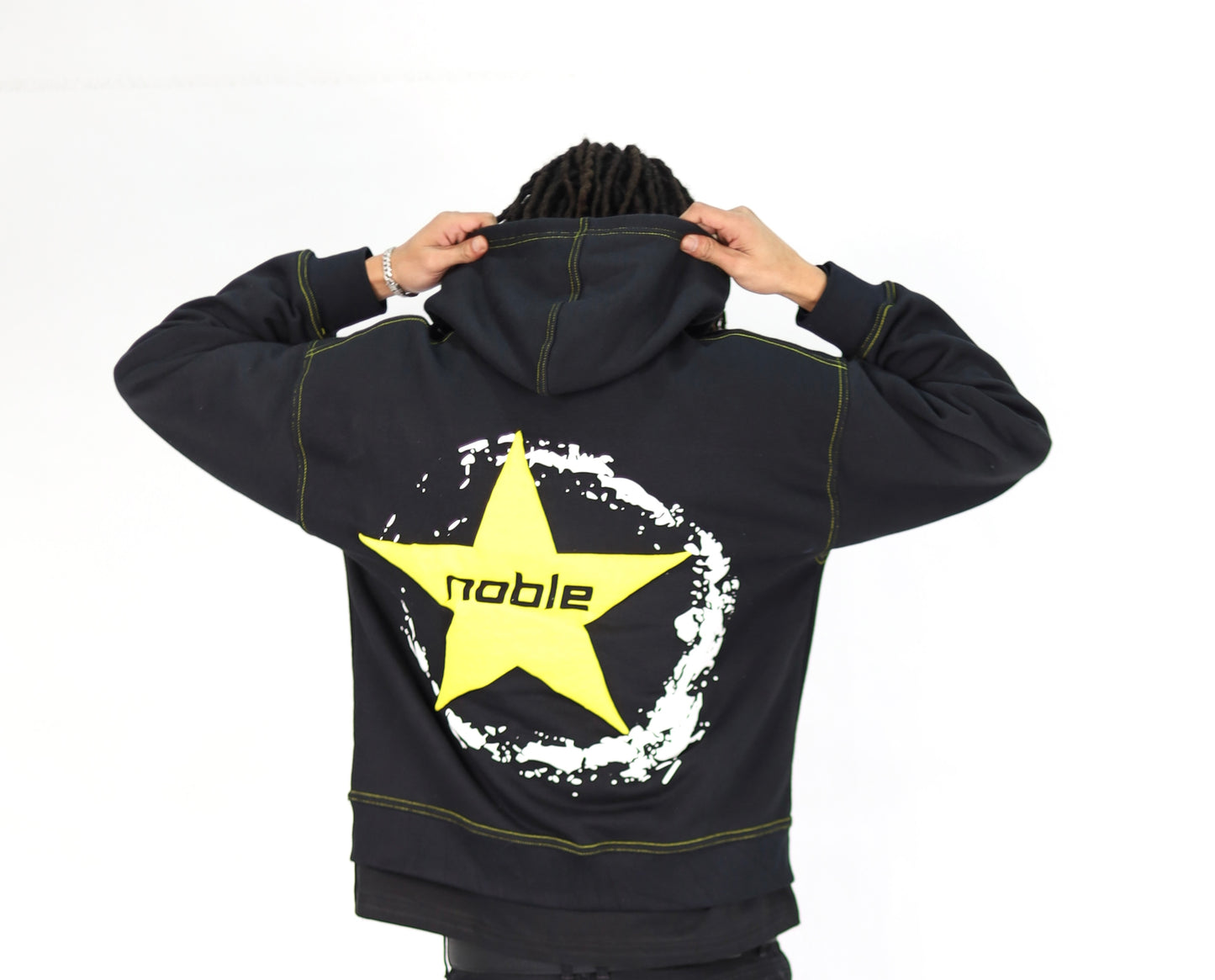 Yellow benjamin hoodie