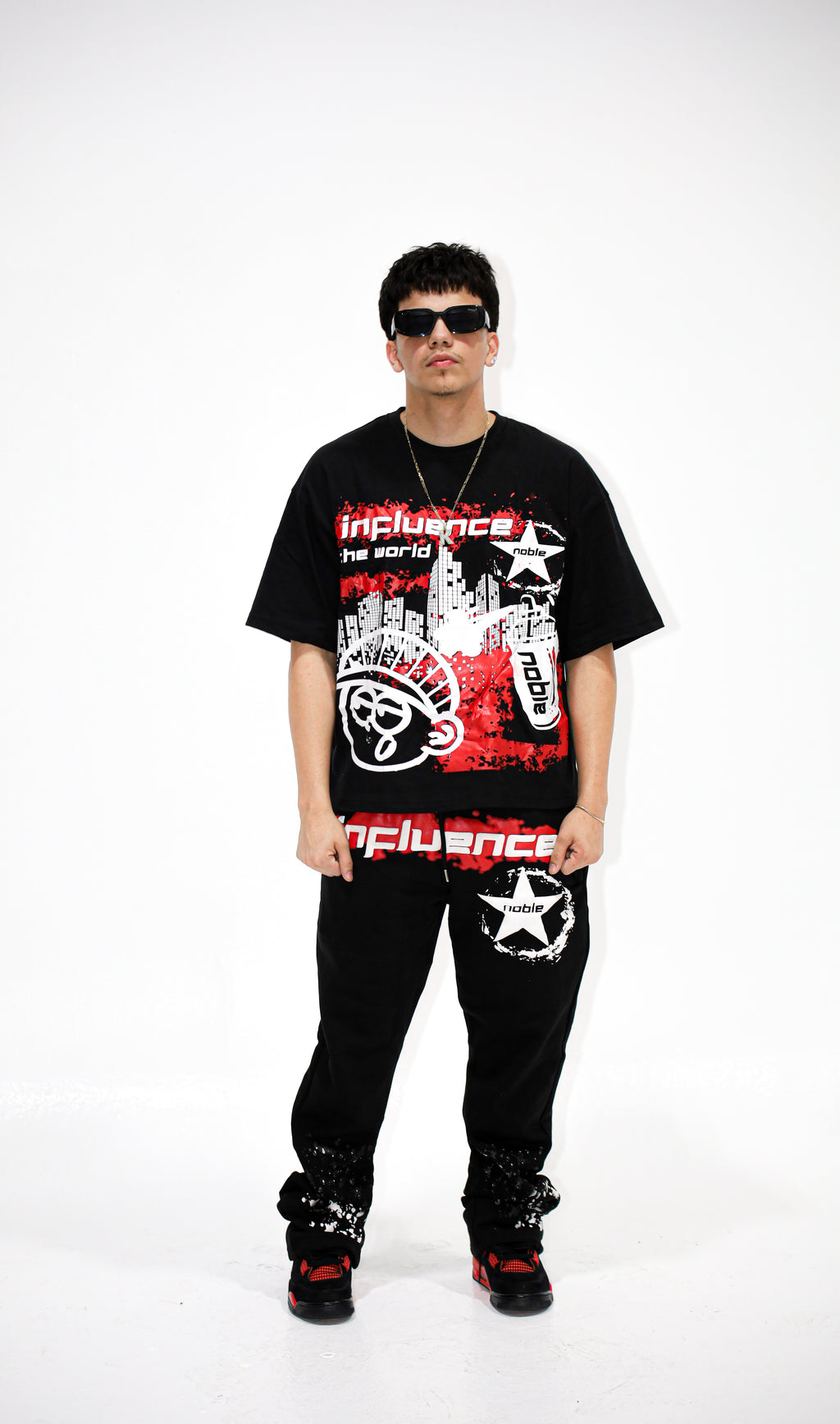 NOBLE Tee - Red Gothic (5 left 🚨)