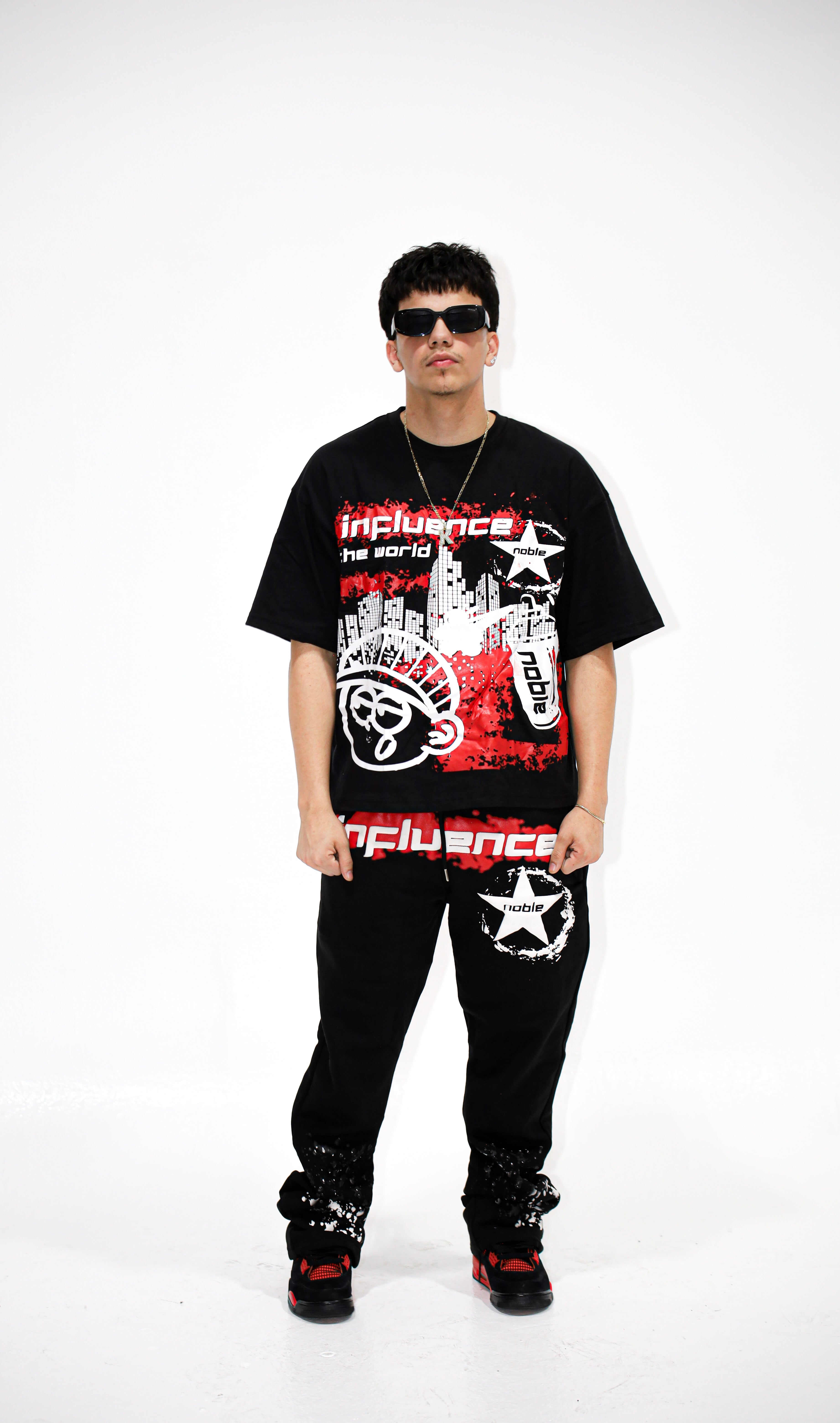 NOBLE Tee - Red Gothic (10 left 🚨)