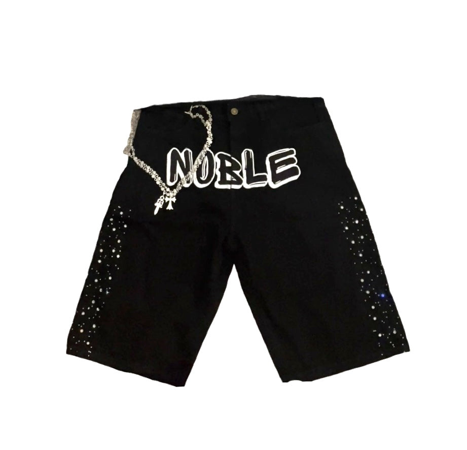 Rhinestone jorts