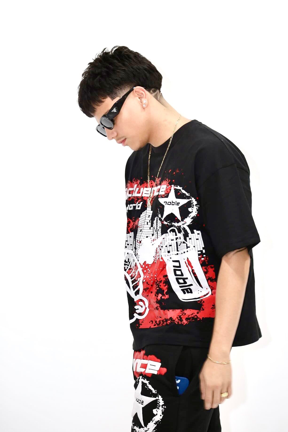 NOBLE Tee - Red Gothic (10 left 🚨)