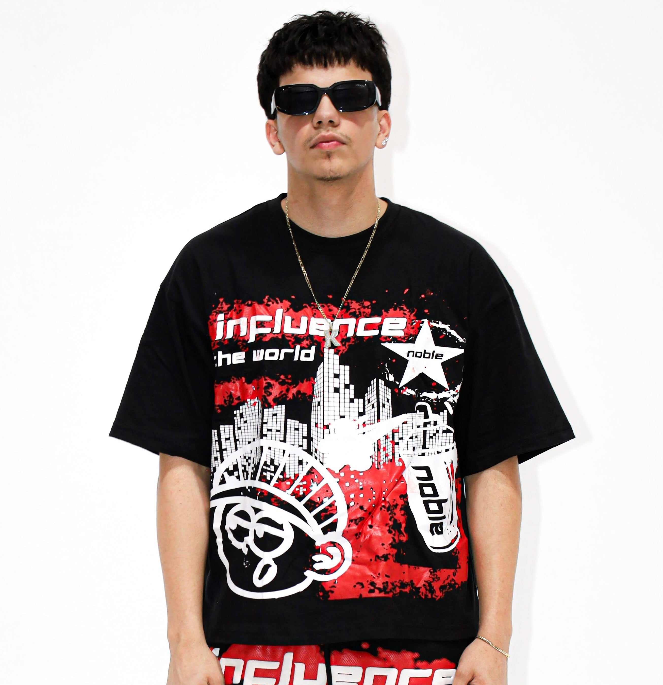 NOBLE Tee - Red Gothic (10 left 🚨)