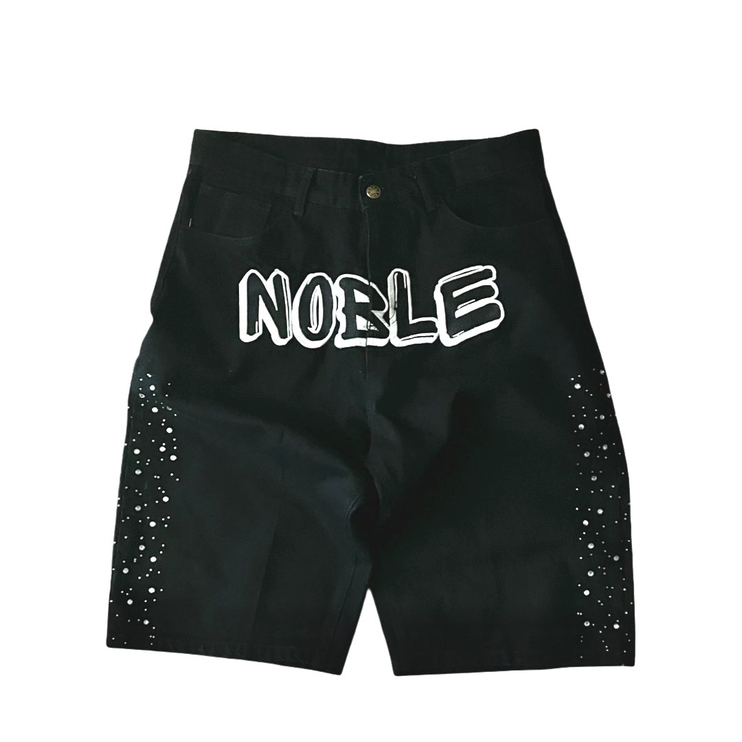 Rhinestone jorts