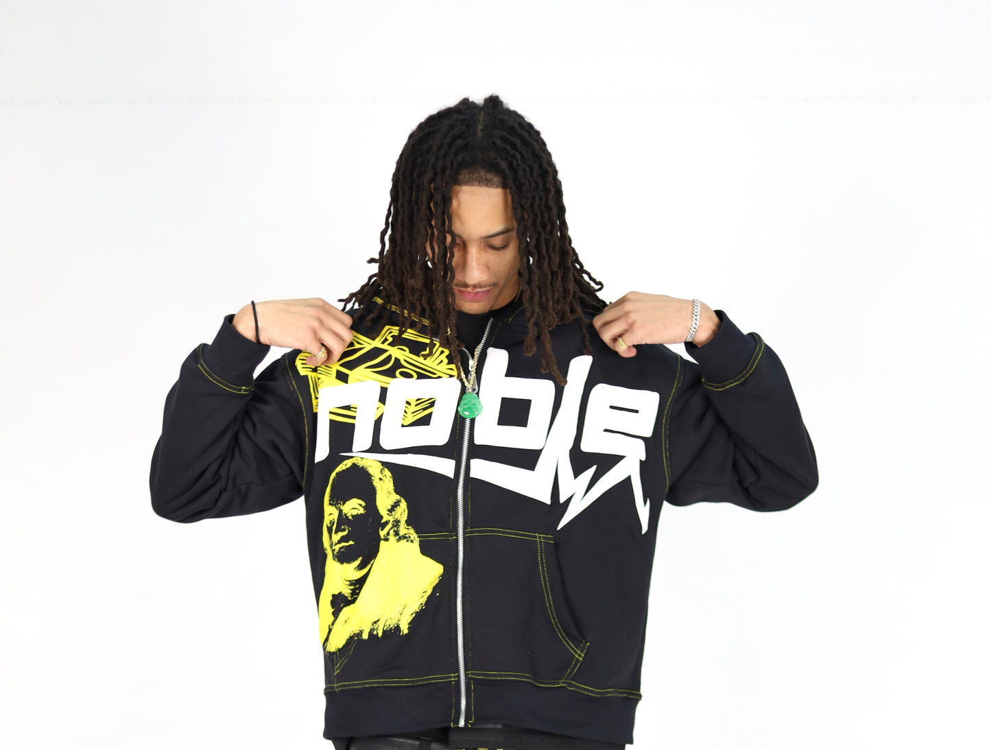 Yellow benjamin hoodie