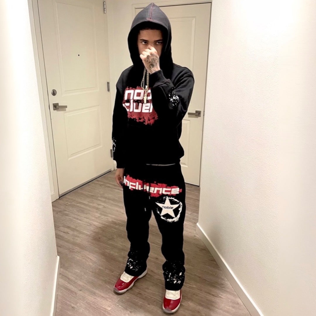 HOODIE - UNIQUE Red signature